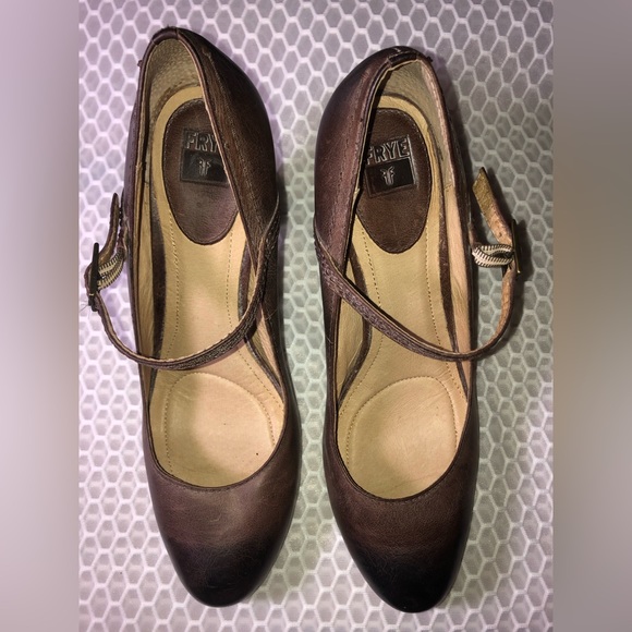 Frye Miranda Mary Jane Heels Size 11 - Picture 4 of 10